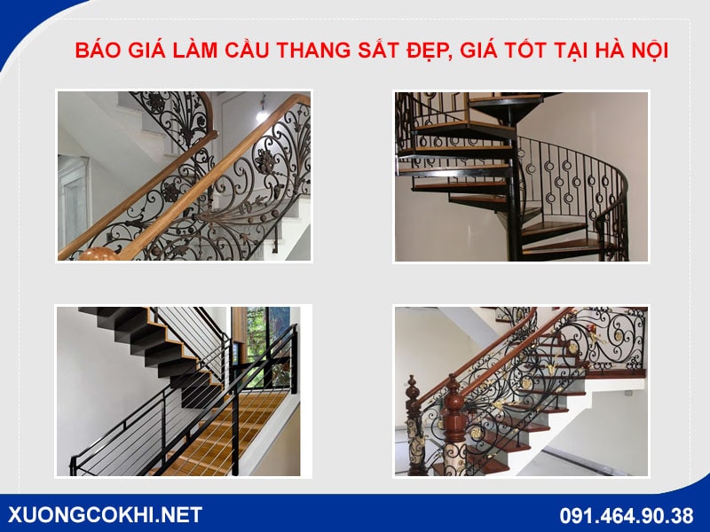 Top 50 mẫu cầu thang đẹp tại Hà Nội hiện đại nhất