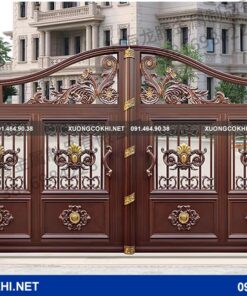 Cổng sắt 2 cánh nghệ thuật