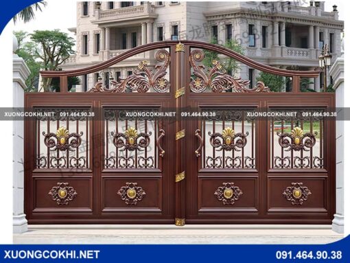 Cổng sắt 2 cánh nghệ thuật