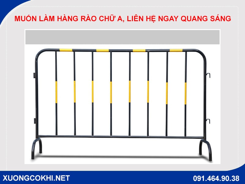 Muốn làm hàng rào chữ A, liên hệ ngay Quang Sáng 0914 649 038