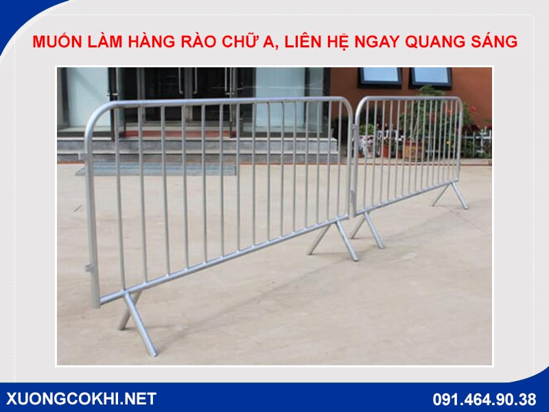 Muốn làm hàng rào chữ A, liên hệ ngay Quang Sáng 0914 649 038