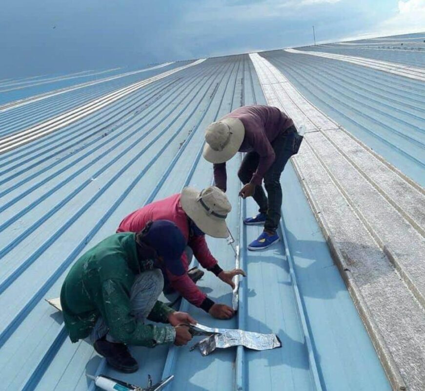 Thi cong nha xuong mai ton 200m2