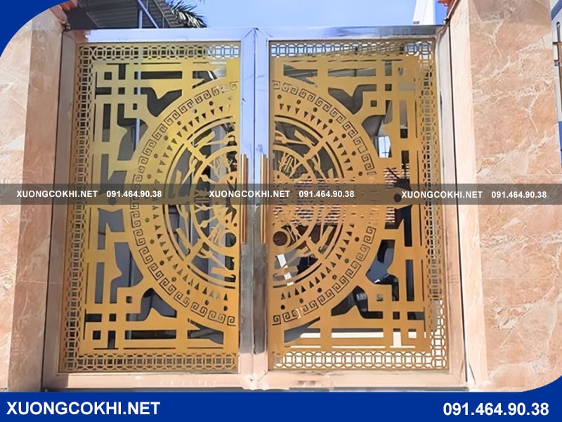 Báo giá làm cổng nhôm đúc trống đồng cập nhật 2025