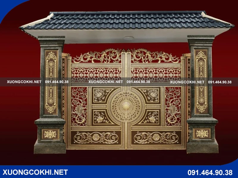Báo giá làm cổng nhôm đúc trống đồng cập nhật 2025