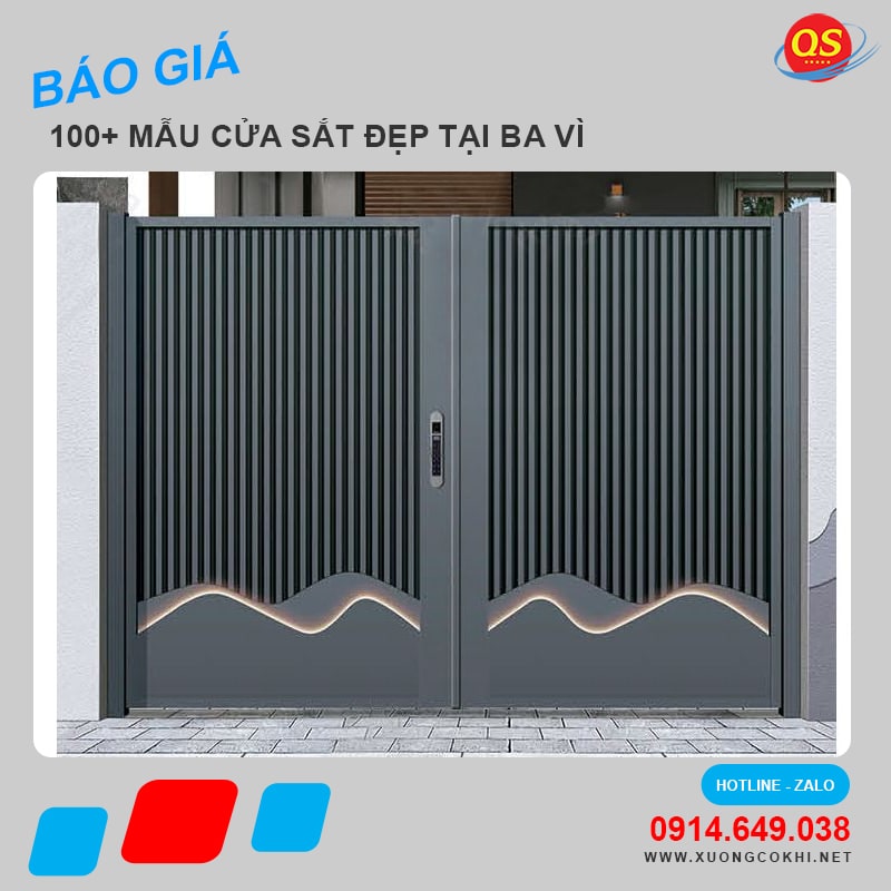 Báo giá làm cửa sắt tại Ba Vì giá rẻ, chất lượng cao