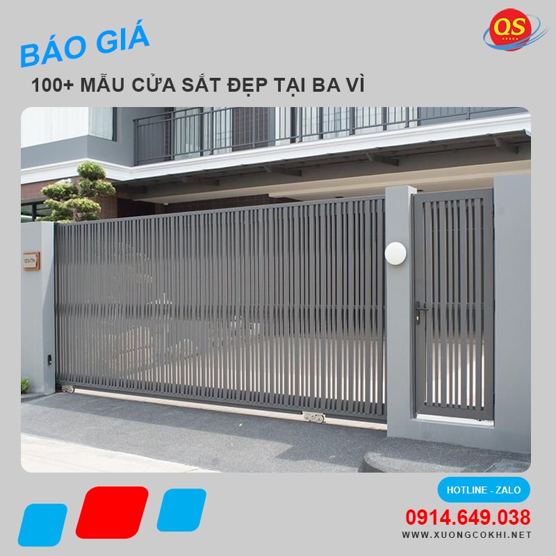Báo giá làm cửa sắt tại Ba Vì giá rẻ, chất lượng cao