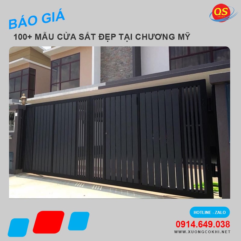 Báo giá làm cửa sắt tại Chương Mỹ giá rẻ, độ bền cao