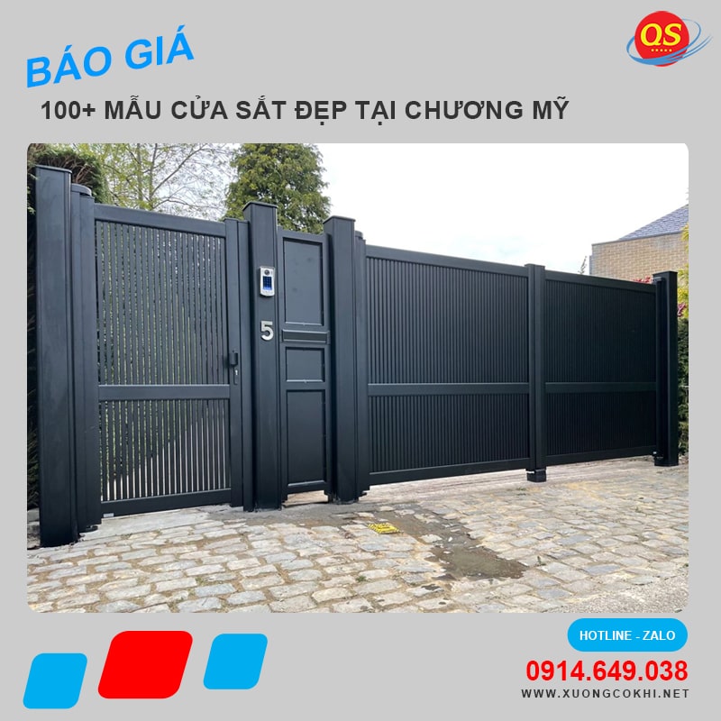 Báo giá làm cửa sắt tại Chương Mỹ giá rẻ, độ bền cao