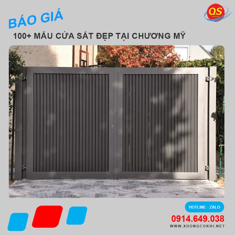 Báo giá làm cửa sắt tại Chương Mỹ giá rẻ, độ bền cao