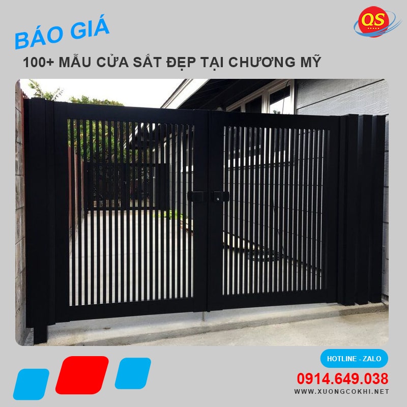 Báo giá làm cửa sắt tại Chương Mỹ giá rẻ, độ bền cao