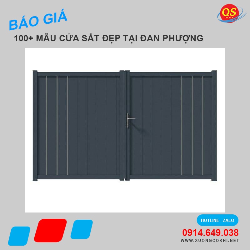 Báo giá làm cửa sắt tại Đan Phượng giá rẻ, hiện đại, độ bền cao