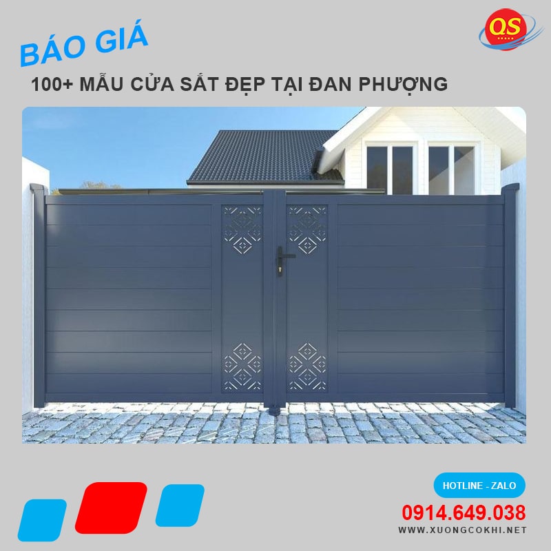 Báo giá làm cửa sắt tại Đan Phượng giá rẻ, hiện đại, độ bền cao