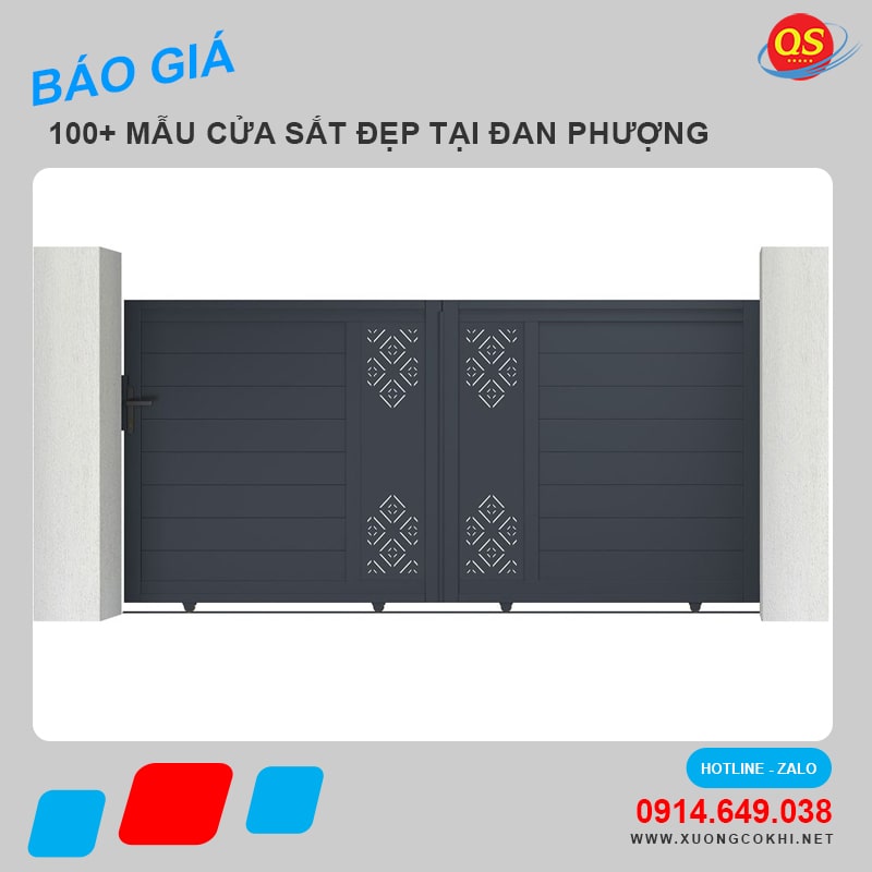 Báo giá làm cửa sắt tại Đan Phượng giá rẻ, hiện đại, độ bền cao