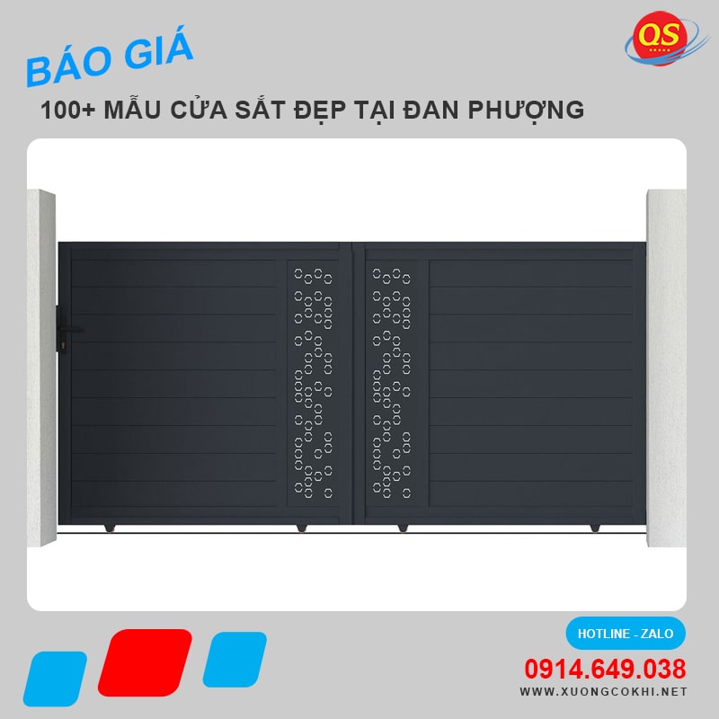 Báo giá làm cửa sắt tại Đan Phượng giá rẻ, hiện đại, độ bền cao