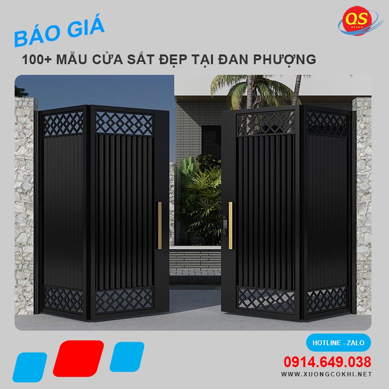 Báo giá làm cửa sắt tại Đan Phượng giá rẻ, hiện đại, độ bền cao