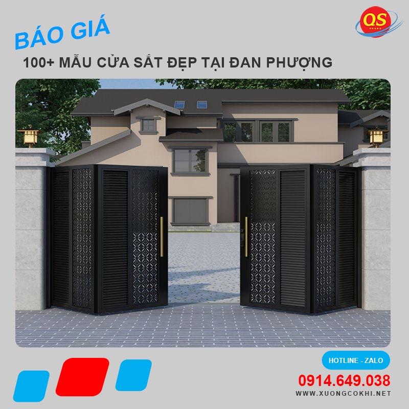 Báo giá làm cửa sắt tại Đan Phượng giá rẻ, hiện đại, độ bền cao