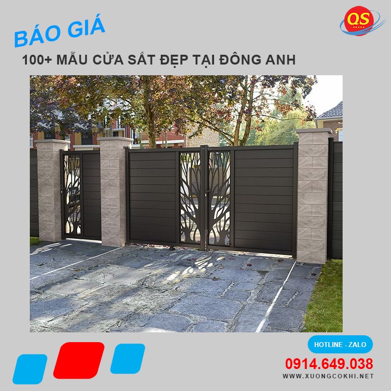 Báo giá làm cửa sắt tại Đông Anh độ bền cao, giá tốt