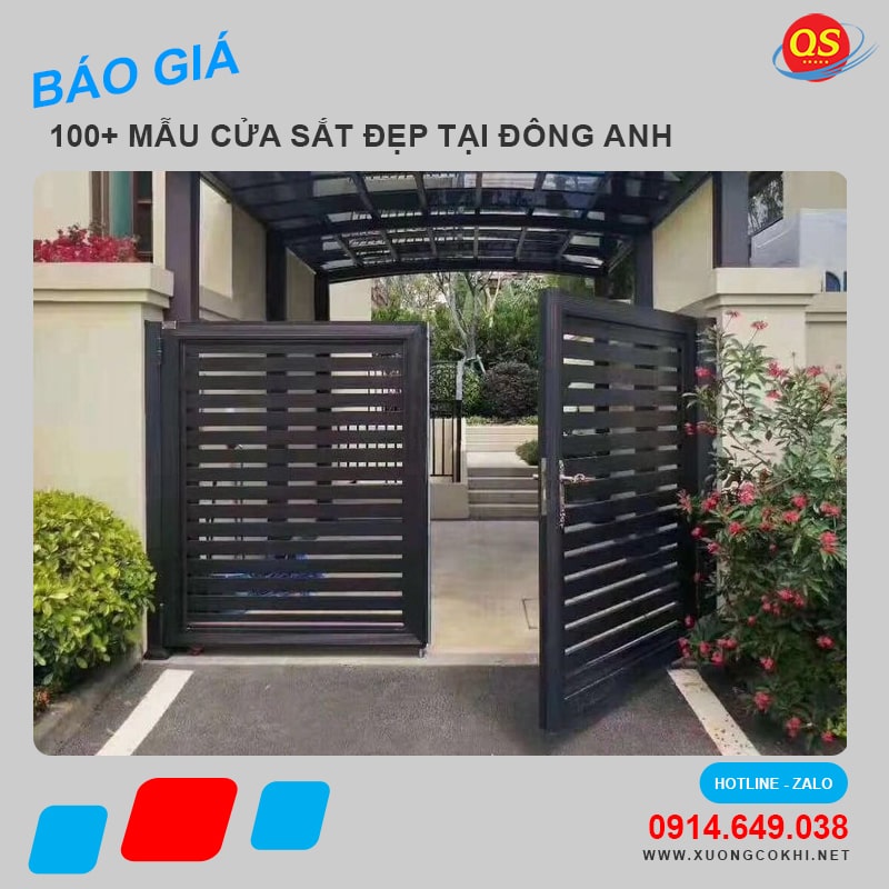 Báo giá làm cửa sắt tại Đông Anh độ bền cao, giá tốt