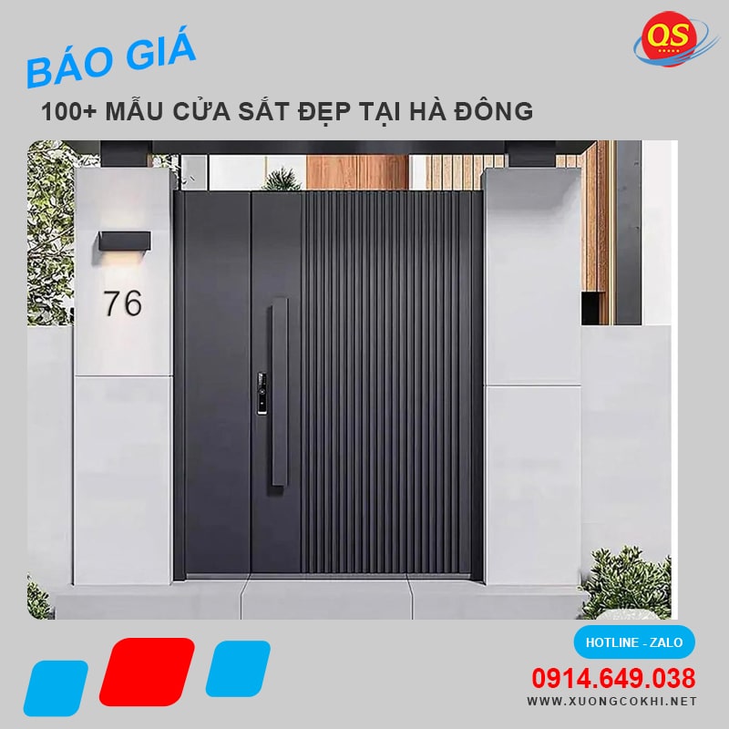 Báo giá làm cửa sắt tại quận Hà Đông giá rẻ, mới nhất