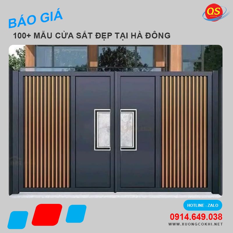 Báo giá làm cửa sắt tại quận Hà Đông giá rẻ, mới nhất
