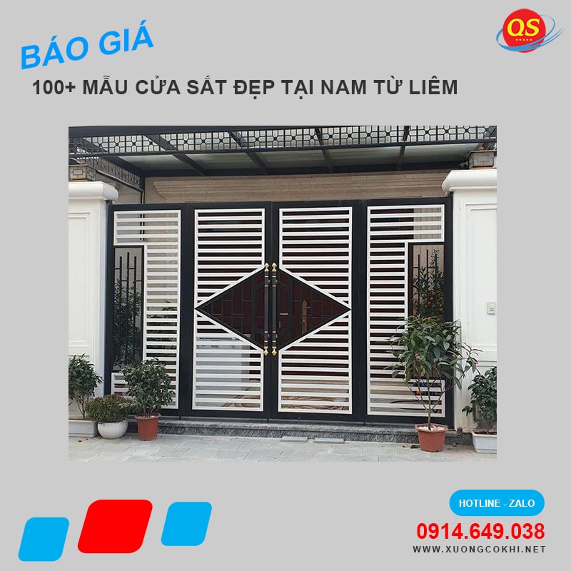 Báo giá làm cửa sắt tại Nam Từ Liêm – Hà Nội giá rẻ, mới nhất