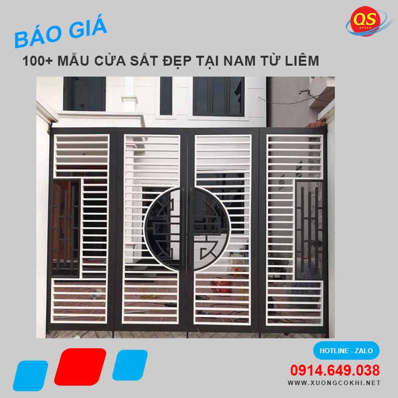 Báo giá làm cửa sắt tại Nam Từ Liêm – Hà Nội giá rẻ, mới nhất