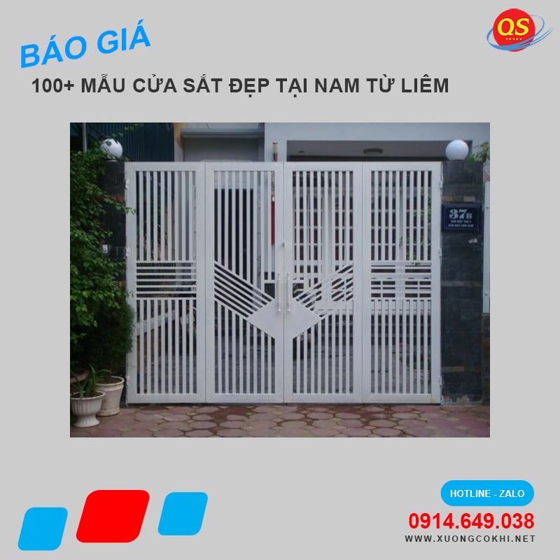 Báo giá làm cửa sắt tại Nam Từ Liêm – Hà Nội giá rẻ, mới nhất