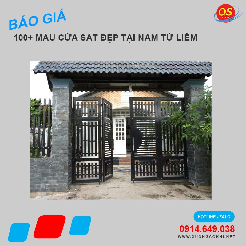 Báo giá làm cửa sắt tại Nam Từ Liêm – Hà Nội giá rẻ, mới nhất