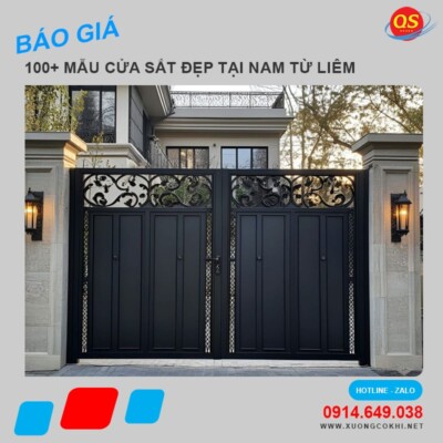 Báo giá làm cửa sắt tại Nam Từ Liêm – Hà Nội giá rẻ, mới nhất