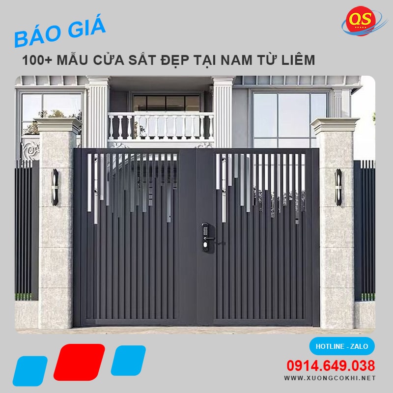 Báo giá làm cửa sắt tại Nam Từ Liêm – Hà Nội giá rẻ, mới nhất