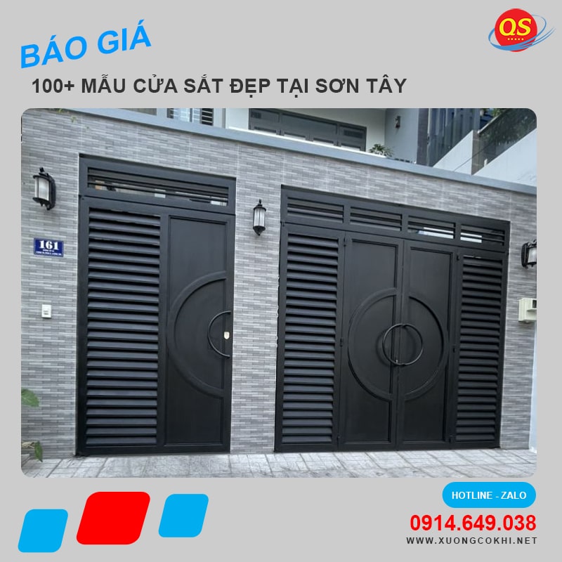 Báo giá làm cửa sắt tại Sơn Tây giá rẻ, uy tín, chất lượng