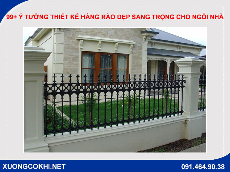 99+ ý tưởng thiết kế hàng rào đẹp sang trọng cho ngôi nhà