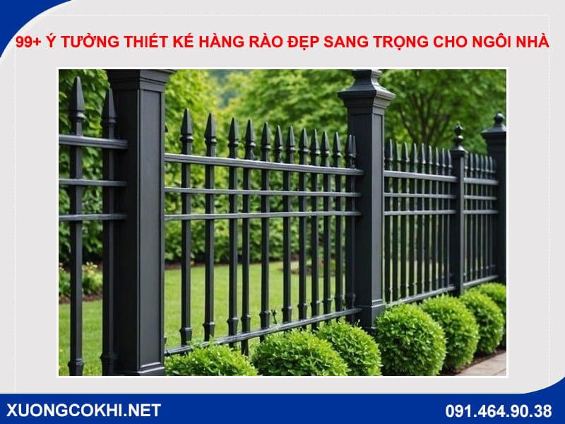 99+ ý tưởng thiết kế hàng rào đẹp sang trọng cho ngôi nhà