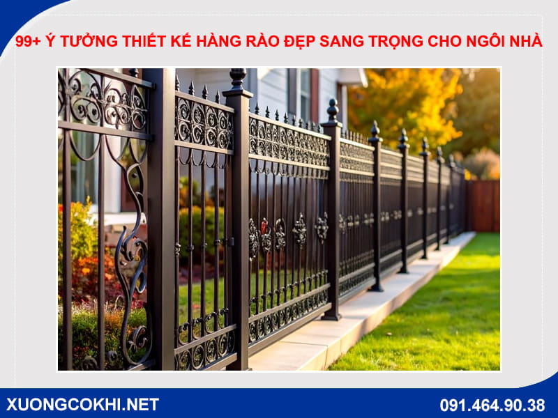 99+ ý tưởng thiết kế hàng rào đẹp sang trọng cho ngôi nhà