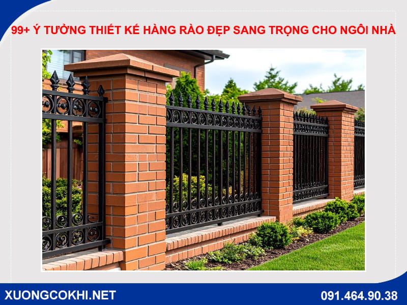 99+ ý tưởng thiết kế hàng rào đẹp sang trọng cho ngôi nhà