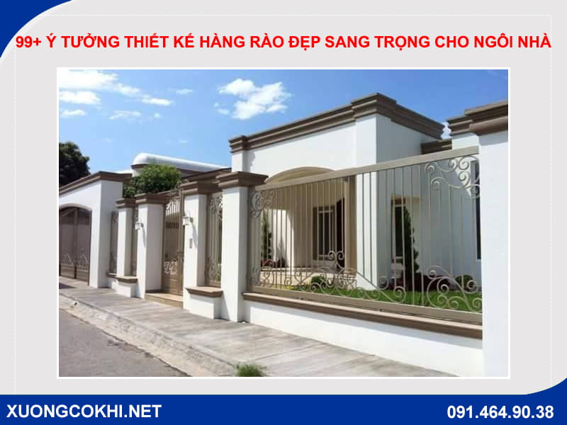 99+ ý tưởng thiết kế hàng rào đẹp sang trọng cho ngôi nhà