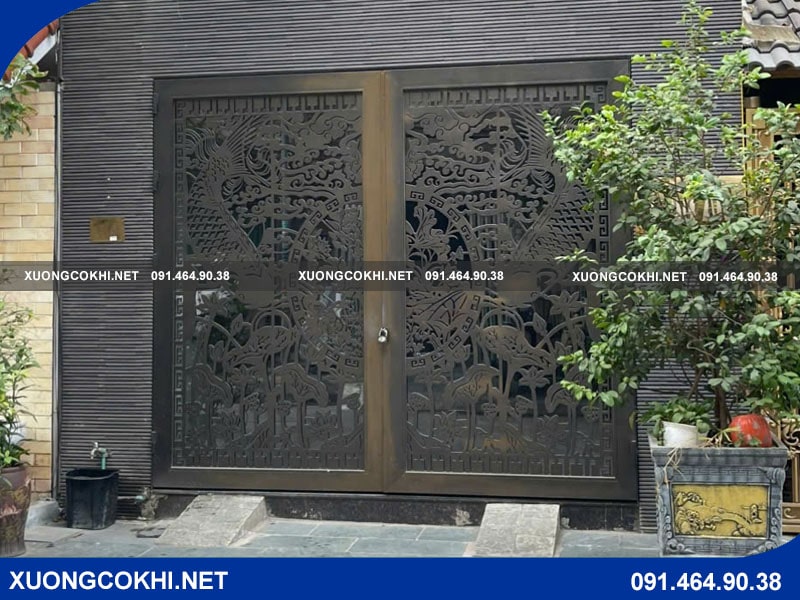 Báo giá làm cửa sắt tại huyện Gia Lâm giá rẻ