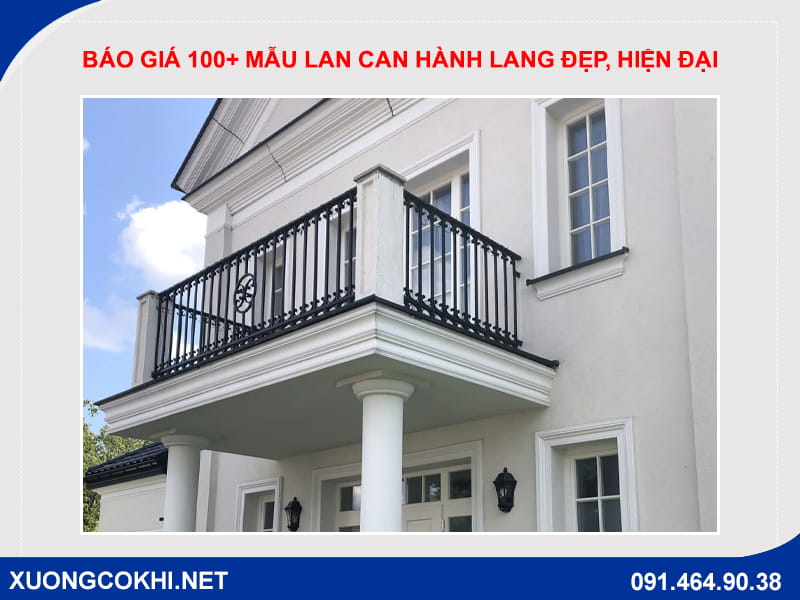 Báo giá 100+ mẫu lan can hành lang đẹp, hiện đại, giá rẻ 2026 Báo giá 100+ mẫu lan can hành lang đẹp, hiện đại, giá rẻ 2026