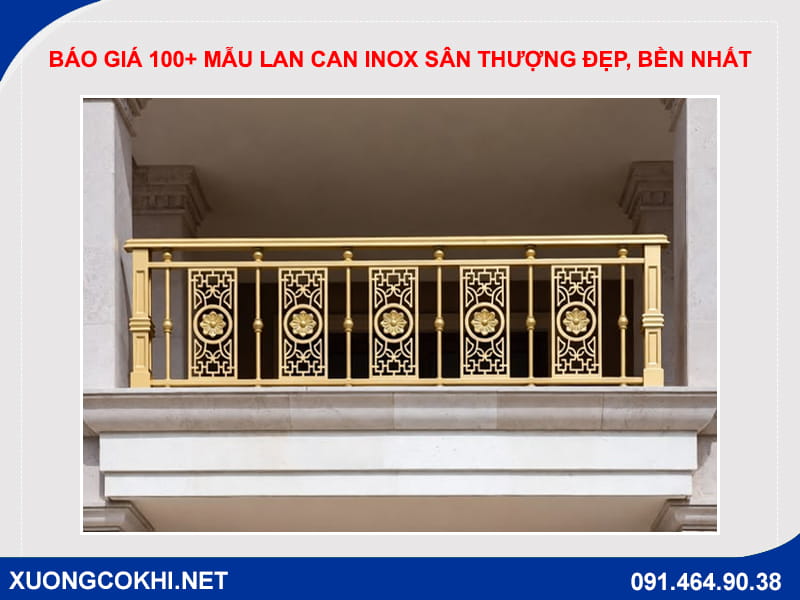 Báo giá 100+ mẫu lan can inox sân thượng đẹp, bền nhất Báo giá 100+ mẫu lan can inox sân thượng đẹp, bền nhất
