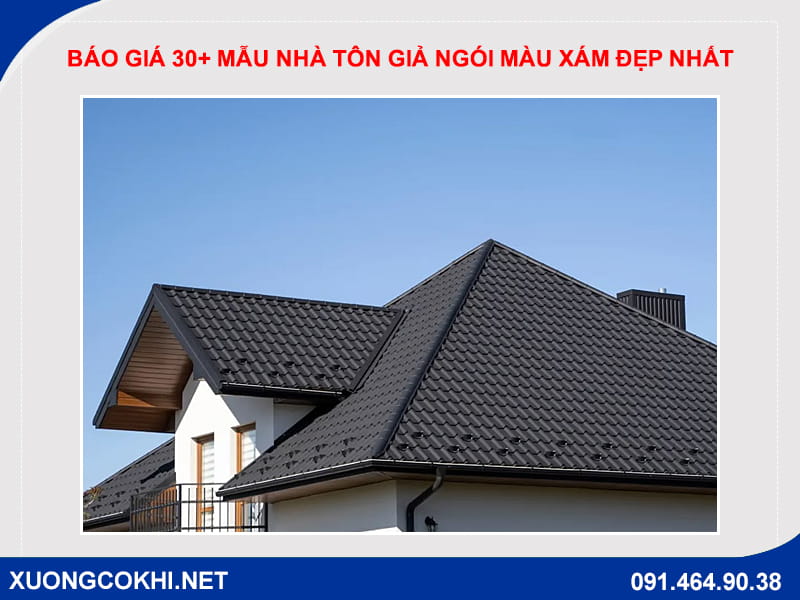 Báo giá 30+ mẫu nhà tôn giả ngói màu xám đẹp nhất 2026 Báo giá 30+ mẫu nhà tôn giả ngói màu xám đẹp nhất 2026