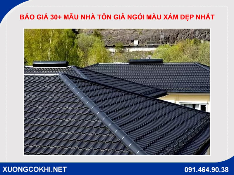 Báo giá 30+ mẫu nhà tôn giả ngói màu xám đẹp nhất 2026 Báo giá 30+ mẫu nhà tôn giả ngói màu xám đẹp nhất 2026