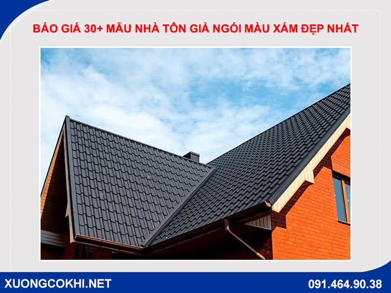 Báo giá 30+ mẫu nhà tôn giả ngói màu xám đẹp nhất 2026 Báo giá 30+ mẫu nhà tôn giả ngói màu xám đẹp nhất 2026