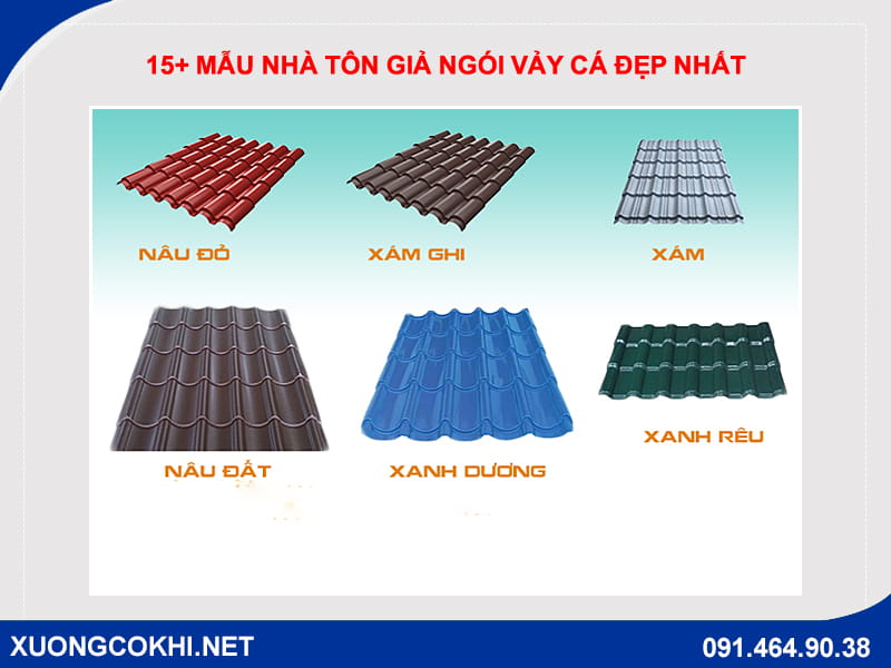 15+ mẫu nhà tôn giả ngói vảy cá đẹp nhất năm 2026