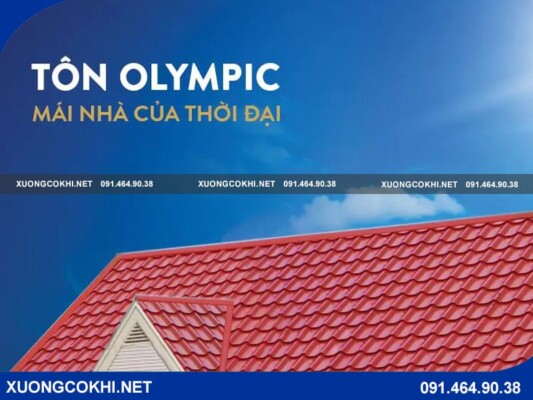 Tôn Olympic giá từ 58.000VNĐ/m2, độ bền cao