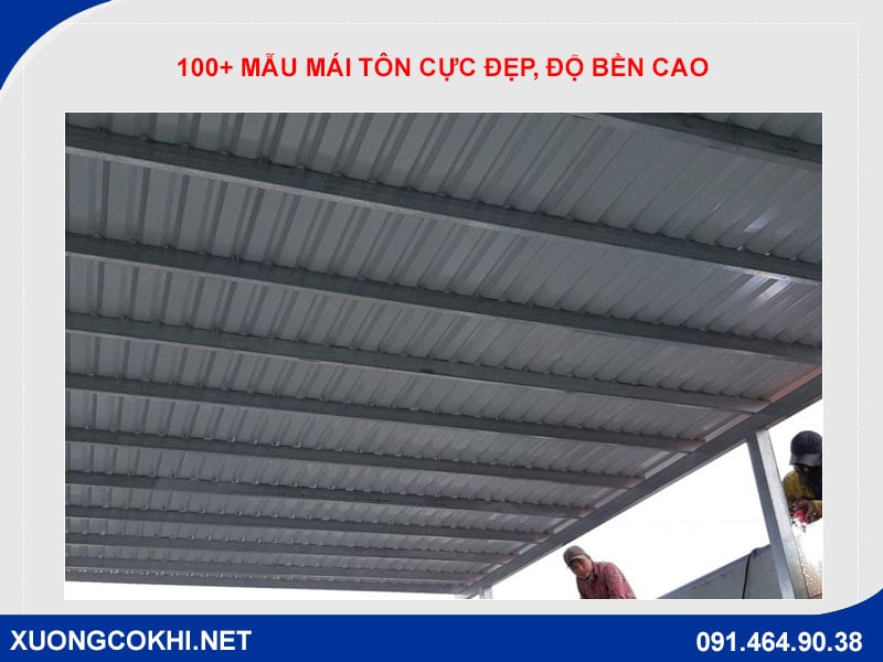 Làm mái tôn, thi công mái tôn giá rẻ tại Hà Nội