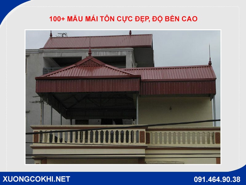 Làm mái tôn, thi công mái tôn giá rẻ tại Hà Nội