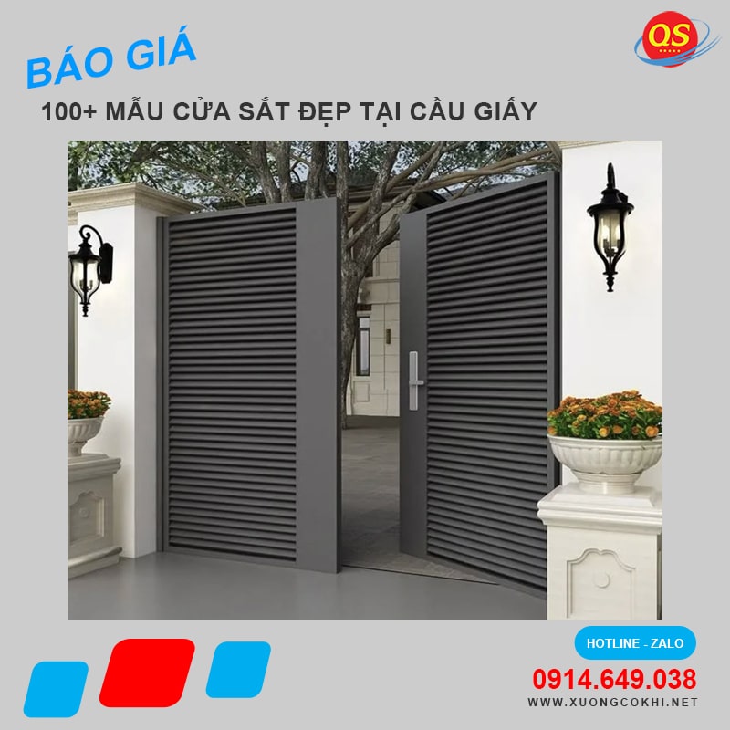 Báo giá làm cửa sắt tại Cầu Giấy – Hà Nội mới nhất