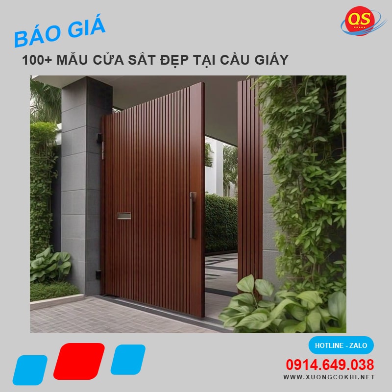 Báo giá làm cửa sắt tại Cầu Giấy – Hà Nội mới nhất