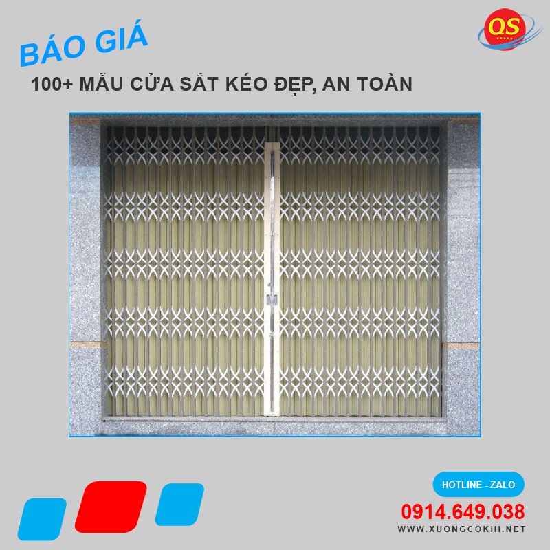 Báo giá thi công cửa sắt kéo tại Hà Nội giá tốt nhất