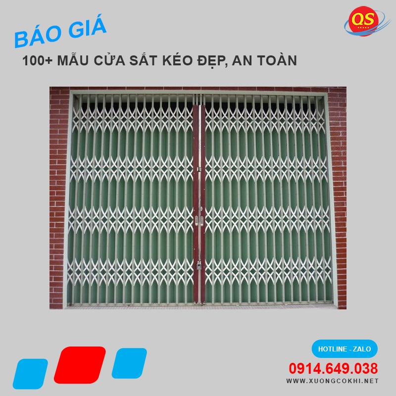 Báo giá thi công cửa sắt kéo tại Hà Nội giá tốt nhất